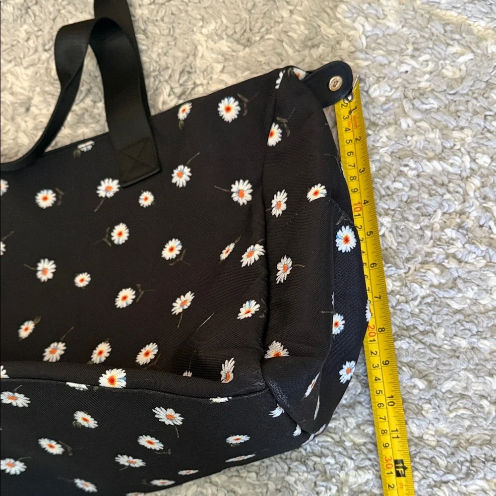 Alice + Olivia Black Daisy Tote Bag